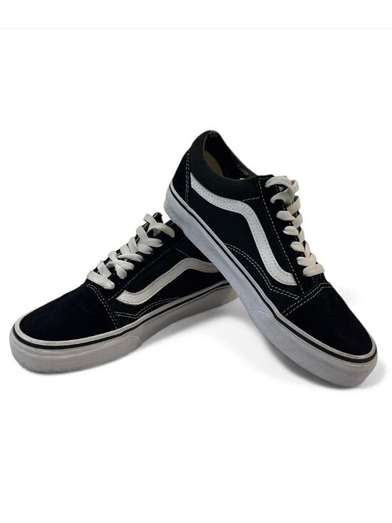 Vans Shoes - Vans Old Skool Black & White Classic Canvas Sneakers Women 7 Men 5.5 Unisex